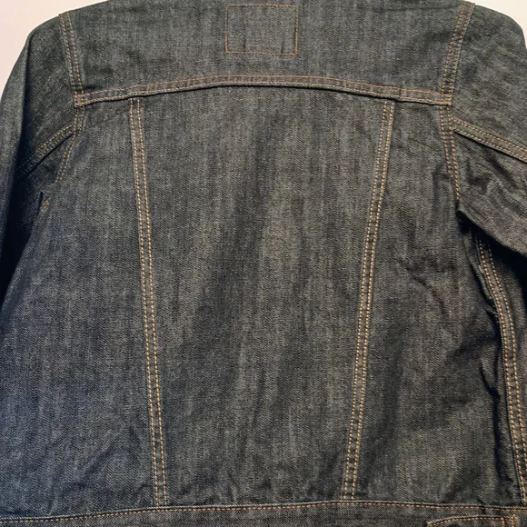 NWOT Levi's Dark Blue Denim Jacket Sz M - Picture 3 of 6